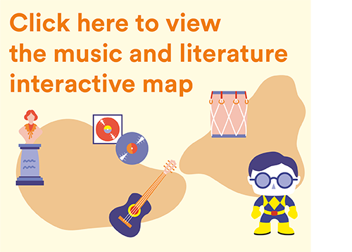 Click here to view the music and literature interactive map
